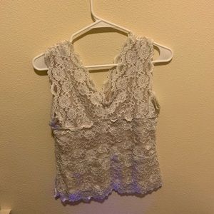 Lacy tank top